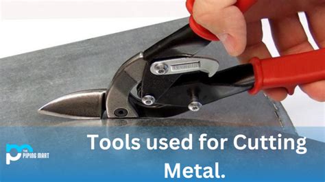 tools that cut through sheet metal|hand tool that cuts metal.